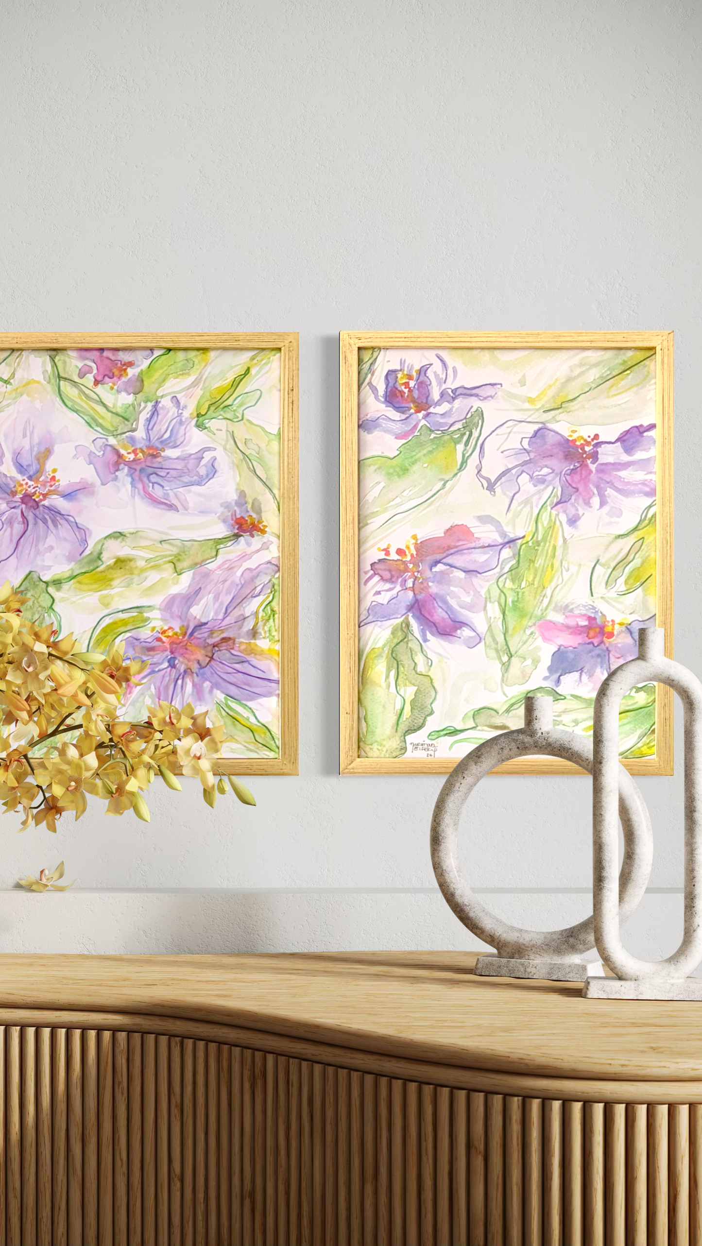 The Flower Conversation - set of 2