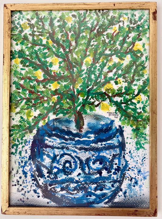 Bleu blanc- Lemon Tree