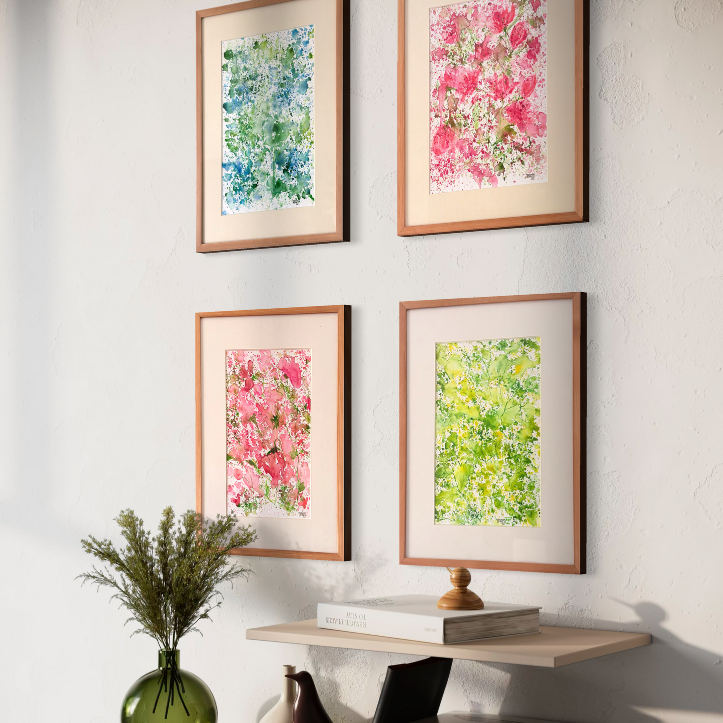 Floral mess (set of 4)