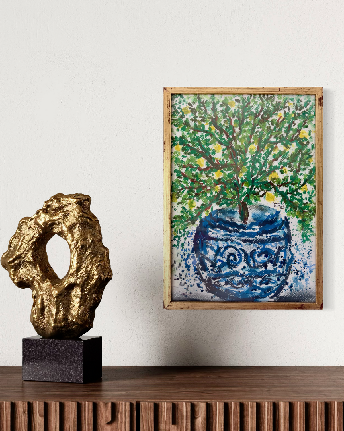 Bleu blanc- Lemon Tree